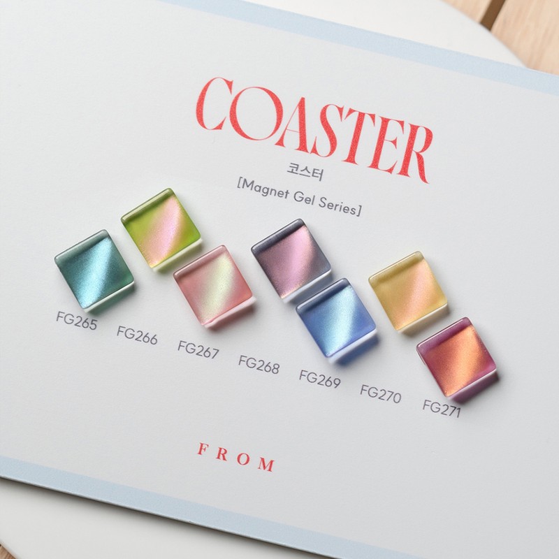 From the Nail Coaster 7 types of individual magnetic gel