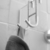 BWE 2 Pack Shower Door Hooks,304 Stainless Steel Over Door