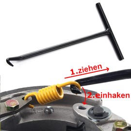 Area1 Spring Puller Spring Hook Spring Compressor Clutch Springs Assembly Tool Clutch Tool for Scooter ATV Quad Motorcycle Compatible with Boatian GY6