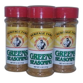 Heritage Fare Greens Seasoning 5 oz-Pack of 3