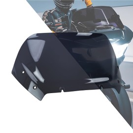 HDBUBALUS Road Glide Windshield 10" Wave Fairing Windscreen Cover for Harley FLTRX 2024-2025 FLTRXSE 2023-2025 FLTRXSTSE 2024-2025 (Black)