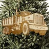 Ornament - Dump Truck - Raw wood