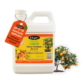 Citrus Tree Fertilizer - Orange, Lemon, Lime, Mango, Avocado - Citrus Fertilizer for Tropical Fruit Trees to Grow More Fruit - Garden-Growing Miracle Nutrients - 1 Qt / 32 fl oz / 946 mL