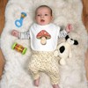 Azeeda 'Smiling Toadstool Mushroom' Soft Cotton Baby Bib (BI00053696)