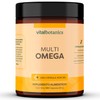 VitalBotanics Multi Omega con Omega 3, 6 y 9 Aceite de linaza, Olivo y Aceite de Pescado Con 120 capsulas (4 meses). VitalBotanics. Suplementos...    