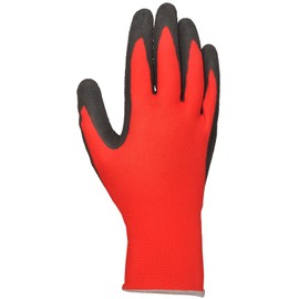 Bellingham C3400S Value Work Gloves Lightweight Polyester with Natural Black Latex Rubber Palm, Small