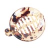 ANCLLO 2 x Banana Clip Hair Comb Round Girls Ponytail