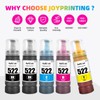 EXCERCUS T522 522 Ink Refill Bottles Compatible for Ecotank ET-2760
