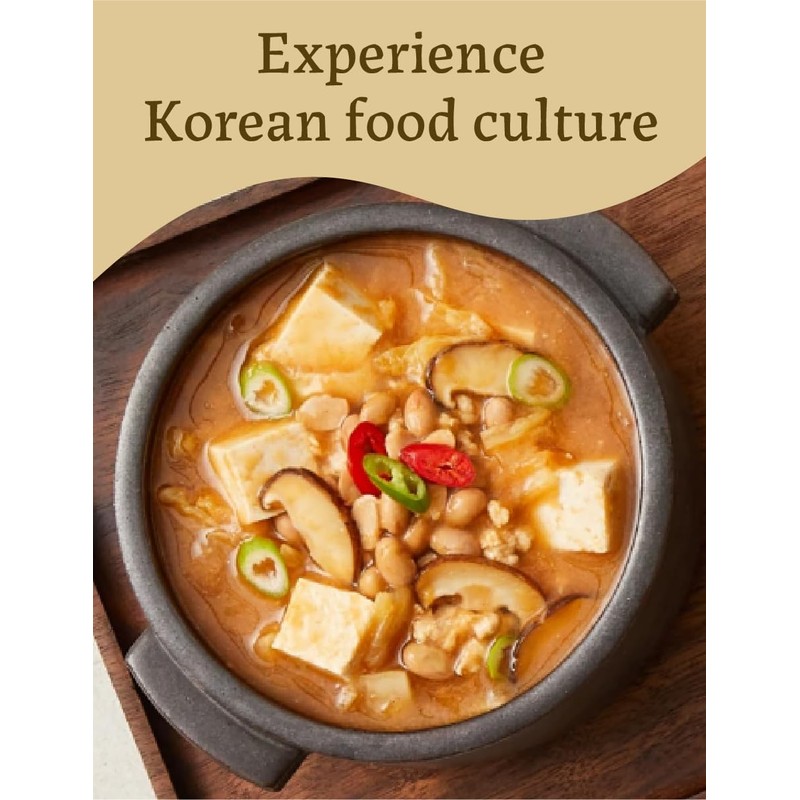 KULOSORY [Pack of 2]BIBIGO Korean tofu Cheonggukjang Soup - 16.2oz