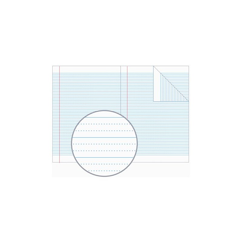 Olympic, A4 Exercise Book, 64 pages, 9mm Dotted Thirds with