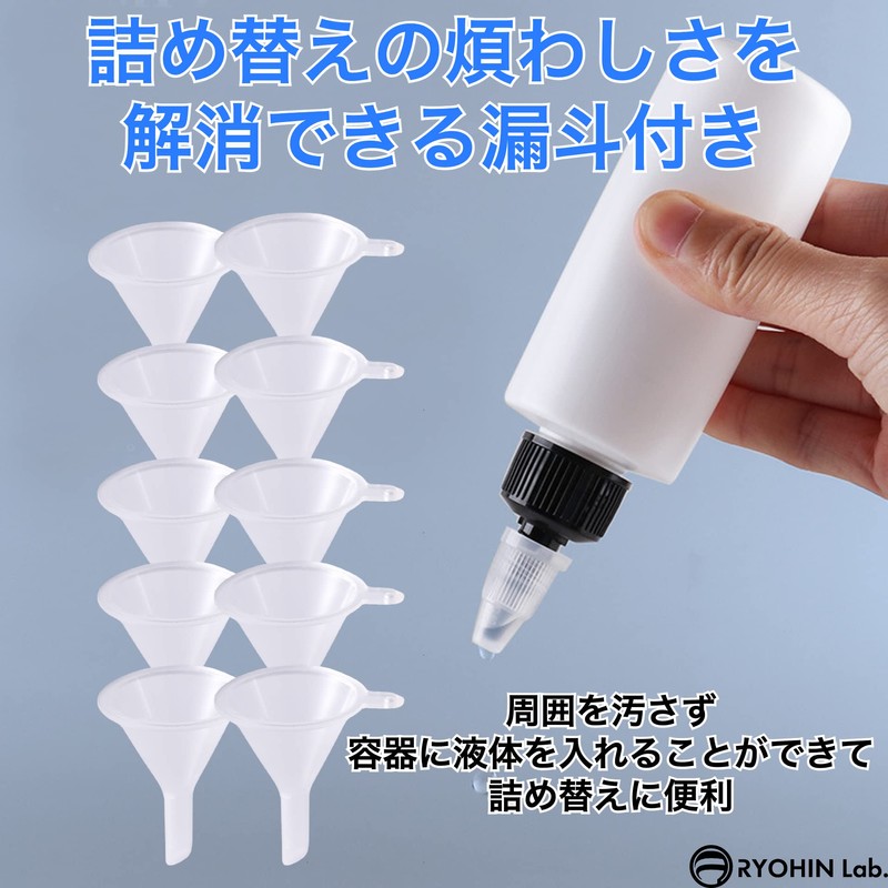 RYOHIN Lab Dropper Bottle, Dropper Bottle, Subdivision, Refill, Paint, Glue,