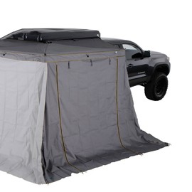Overland Vehicle Systems Nomadic 270 LTE Awning Walls 1 and 2 - Passenger Side Universal Storm & Extreme Weather Shelter Wall Set - Includes Travel Storage Bag & TrendsAuto Decal | 18349909