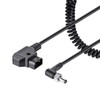 FOMITO D-tap P-tap Converter to DC Coiled Cable for Aputure