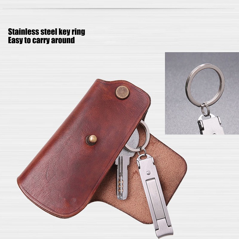 Portable Stainless Steel Nail Clipper Foldable Nail Cutter Trimmer File