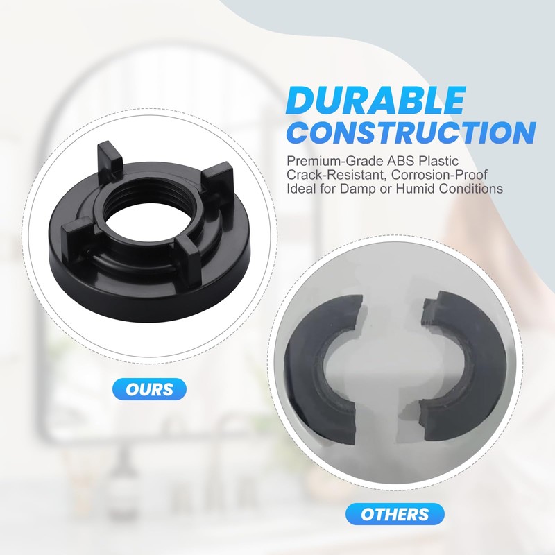Mounting Lock Nut for Basin Faucet: 1/2" IPS Durable Easy