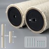 4 Pack Cat Scratching Post Replacement, 11.8 x 2.7 Inch