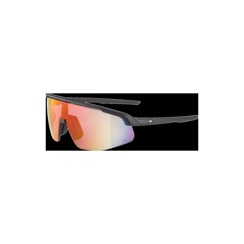 ALPINA Turbo Pro Q-Lite Sports Glasses for Adults, Matte Black,