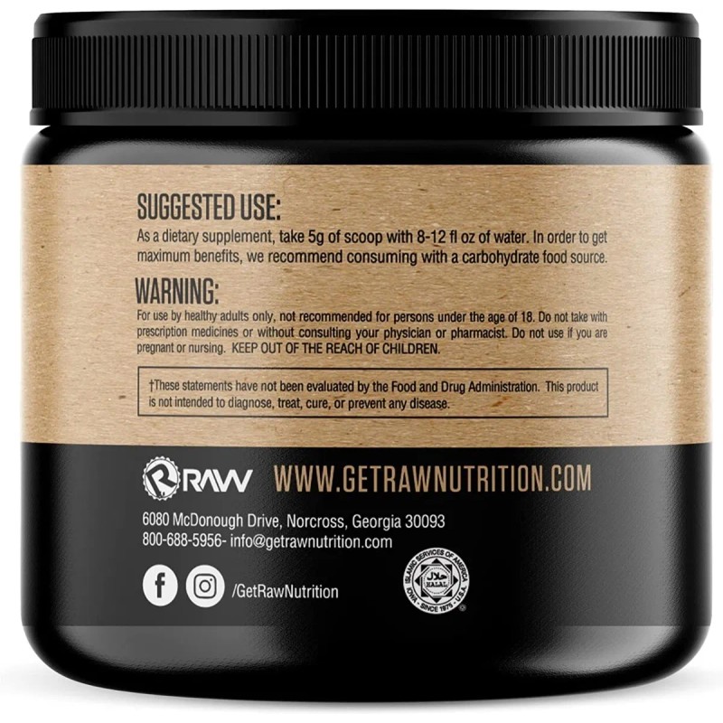 Raw Nutrition Monohidrato De Creatina Micronizada 150g Sfn