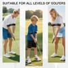 CZHIUL Golf Swing Trainer Aid, Golf Arm Band Training Aid,