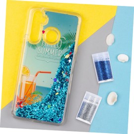 TEHAUX Color Nail Glitter Sequin Multi-use Manicure Art for Festivals Home Decor Nail Design Easy Application