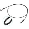 Security Cable with Loops, Security Wire Rope Double Loop, Locking Cable for Bicycle Scooter Luggage Lock