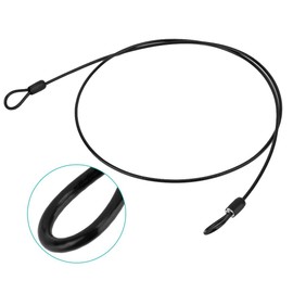 Security Cable with Loops, Security Wire Rope Double Loop, Locking Cable for Bicycle Scooter Luggage Lock