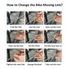 WASAGA Bicycle Missing Link, 3/5/10 Pairs Bicycle Chain Link for