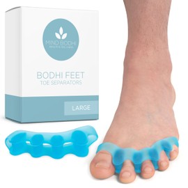 Mind Bodhi Toe Separators/Toe Spacers - For Men and Women - Correcting Bunions and Restoring Toes to Their Original Shape – Mens - Blue