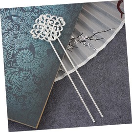 Mikinona 4pcs u Shaped Hair Pin Long Hair Forks Sticks Chinese Vintage Hair Bun Holder Hair Sticks for Buns Hair Pin Stick Hairpin Metal Hair Fork