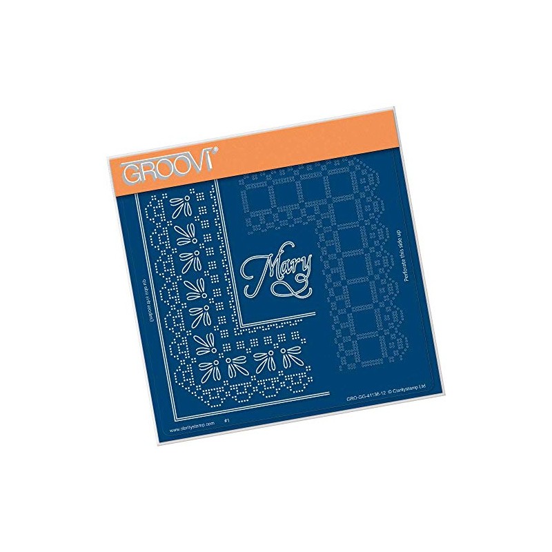 Queen Mary Lace Duet A5 Square Groovi Piercing Grid