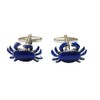 Kiola Designs Blue Crab Cufflinks