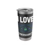 I Love Cybersecurity Enthusiast Digital Protection Stainless Steel Insulated Tumbler