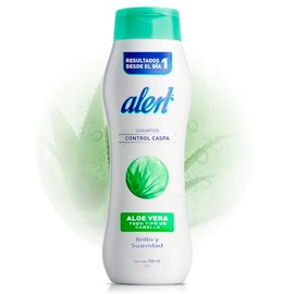 ALERT - Shampoo Control Caspa. Con aloe vera para un cuero cabelludo sensible. Botella con 700ml.