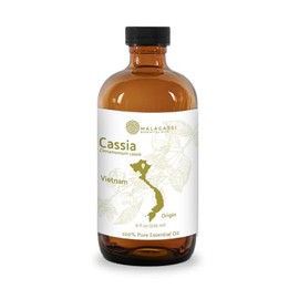 Nature Packaged Cassia Essential Oil - Direct from Malagassi Essential Oil - Pure Cassia Oil for Skin, Body, and Aromatherapy - Cassia Oil in Cinnamon Cassia Oil Scent for Candle Making (8 oz)