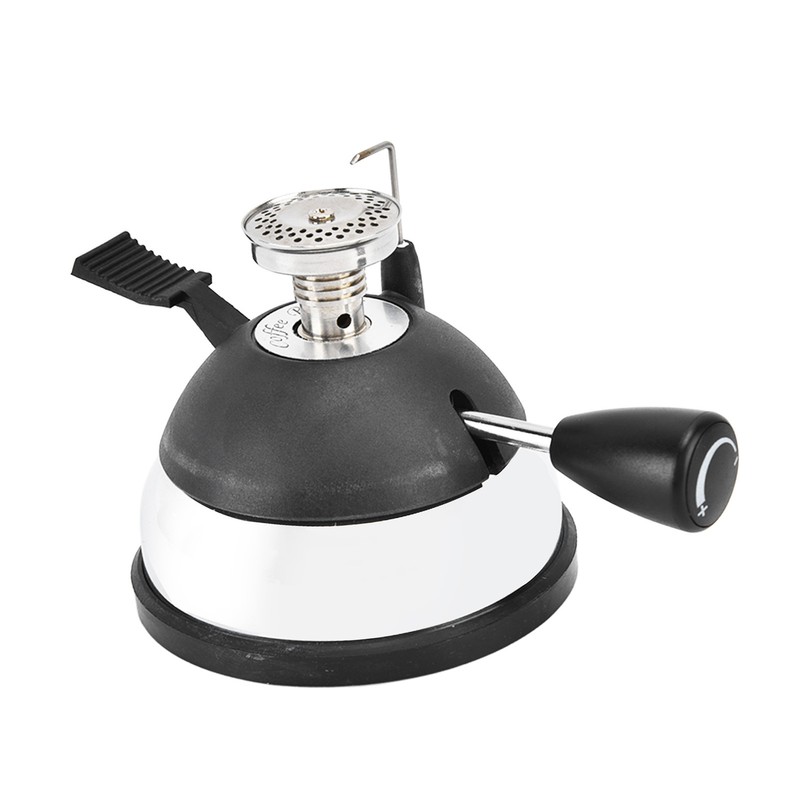 Butane Burner Adjustable Flame Easy Operation Stainless Steel Highly Durable