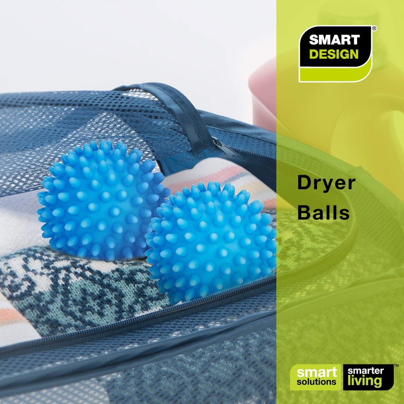 Smart Design Plastic Dryer Balls with Spikes - Set of