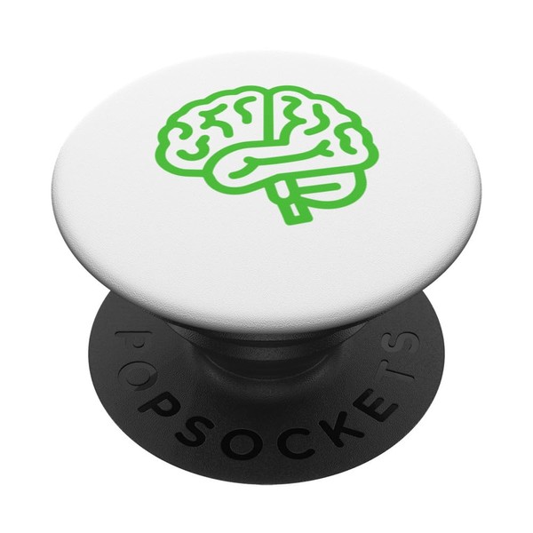 Mental Health Simple Brain Illness PopSockets with Interchangeable PopGrip
