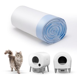 20 Count 26" x 11.8" Cat Litter Box Liners for Fsitego and Fumoi Self Cleaning Litter Box, Extra Thick Heavy Duty Cat Litter Bags Replacement, 3-4 Gallons of Capacity