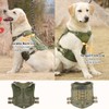 FEimaX Tactical Dog Harness No Pull Tactical Dog Vest Adjustable