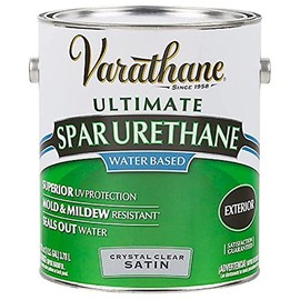 1 gal Rust-Oleum Brands 250231 Clear Varathane, Diamond Water-Based Spar Urethane, Satin