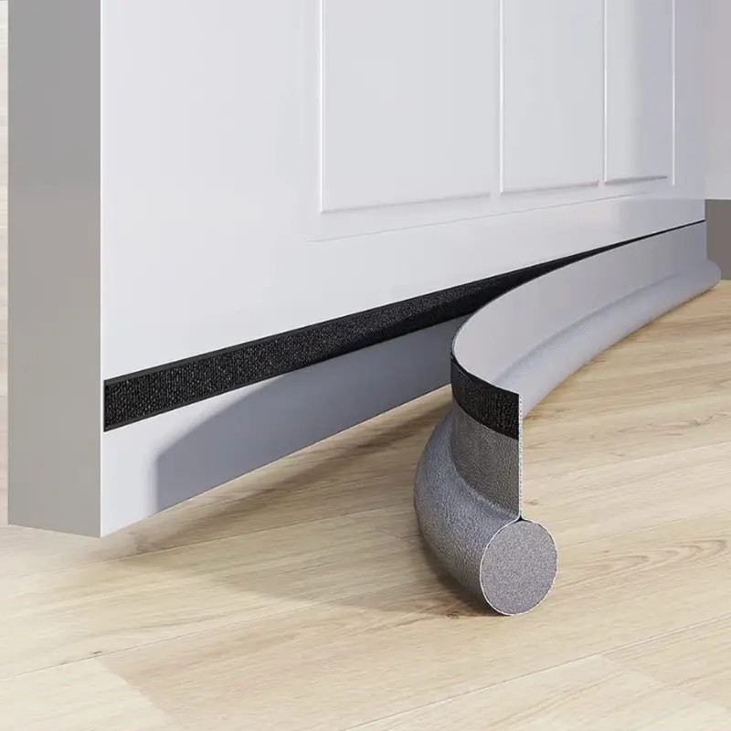 OrganiMax Door Bottom Sealing Strip – Adjustable Weatherstrip Draft Stopper,