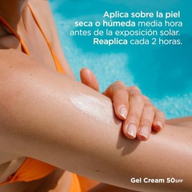 Isdin Fotoprotector Gel Cream Spf Protector Solar Corporal Refrescante Hidratante Toda Familia 250