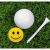 Adhere Golf Ball Markers Unique Soft Enamel Smile face Golf