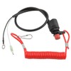 ANCLLO Universal Boat Outboard Engine Motor Lanyard Kill Urgent Stop