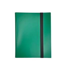 Guardz Binder - 9 Pocket Strap Trading Card Album Folder - 360 Side Loading Pockets (Green)