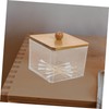 BUGUUYO Elegant Vanity Organizer Cotton Swabs Case Cotton Pad Box