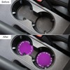 Car Cup Holder Coaster, 2 PCS Universal Bling Crystal Rhinestone
