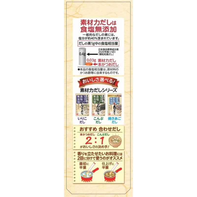 RIKEN Vitamin, Ingredient Power, Bonito Soup, 2.1 oz (60 g)