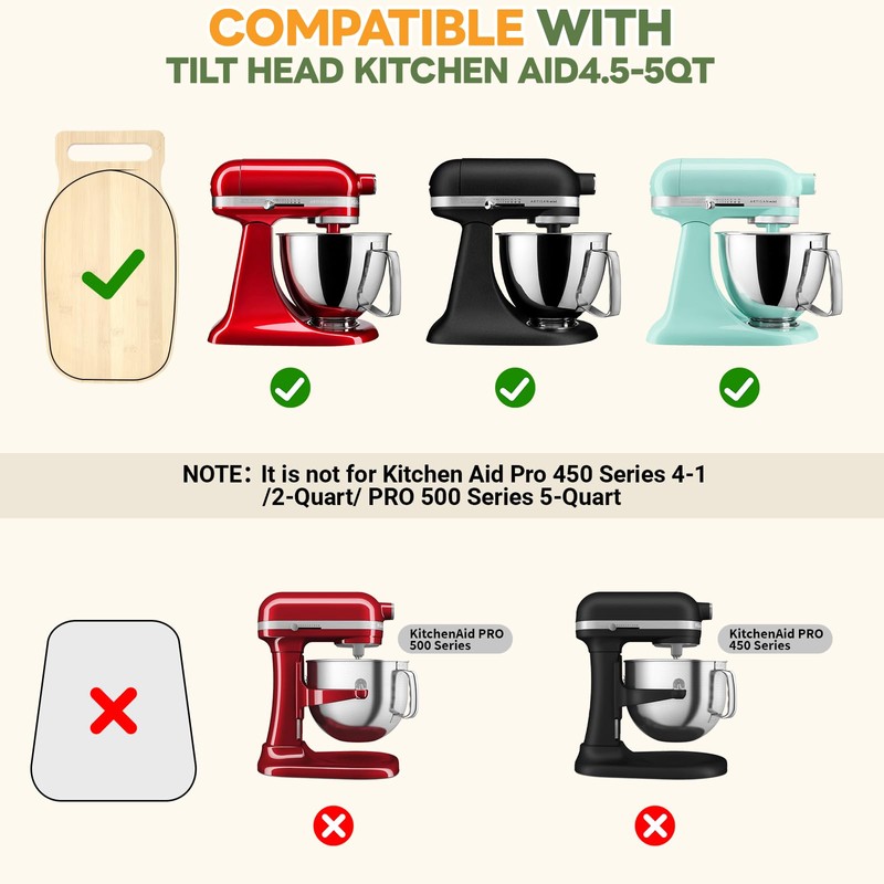 Mixer Slider Compatible with Kitchen aid Bowl Lift 4 .5-5