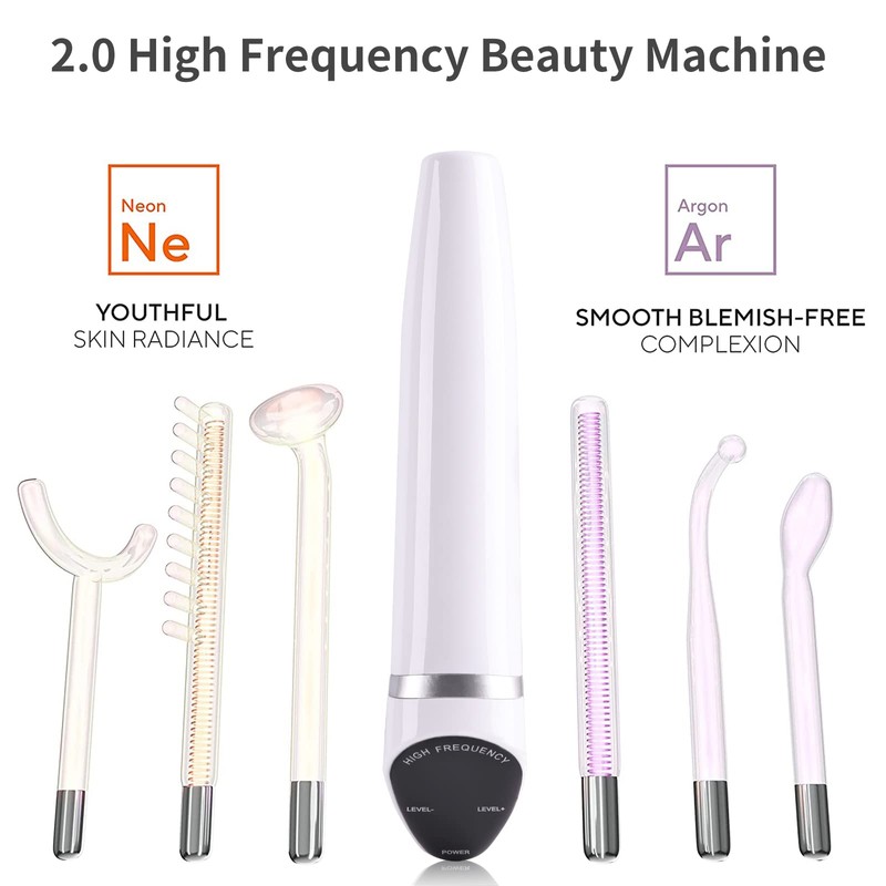 High frequency device, high frequency face machine with 6 neon